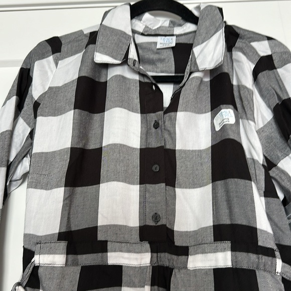 Time and Tru Maternity Long Sleeve Buffalo Plaid Top Size S - Picture 2 of 2